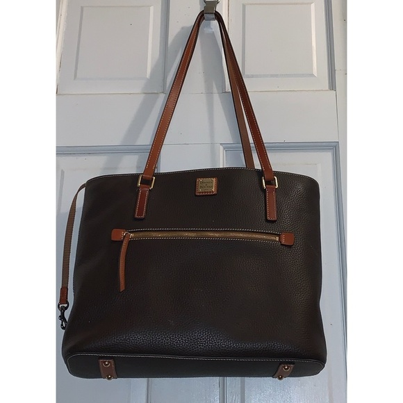 Dooney & Bourke Chocolate Brown Large & Matching Wallet - Picture 9 of 15